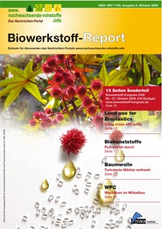 <b>Biowerkstoff-Report</b><br />
Ausgabe 6, Oktober 2009